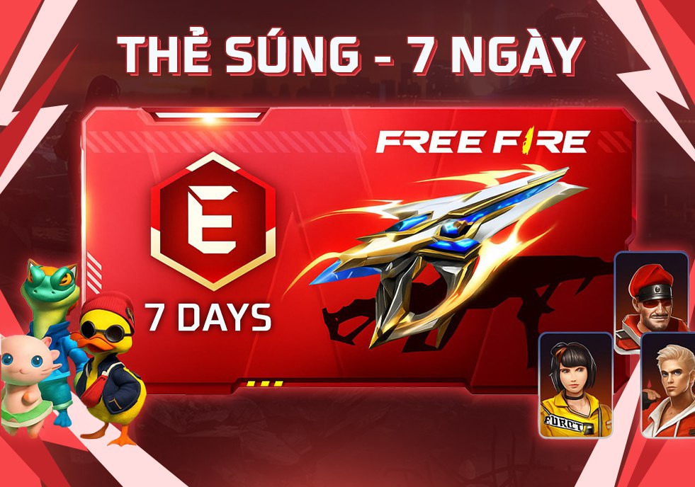 Thẻ Súng nâng cấp 7 Ngày