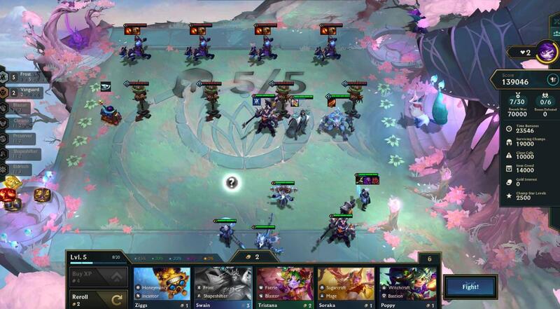 Quan sát đối thủ để tối ưu chiến thuật tiện lợi cùng phím tắt DTCL