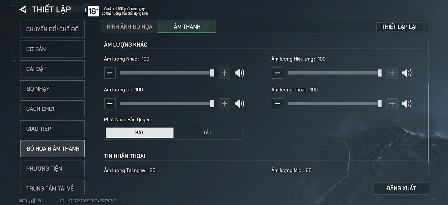 Những Vấn Đề Âm Thanh Delta Force Người Chơi Hay Gặp