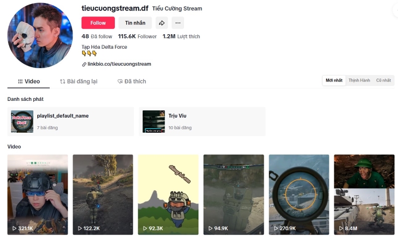 Thông tin Tiểu Cường Stream Thông tin Tiểu Cường Stream