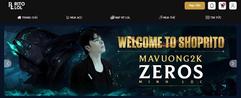 Shop bán acc Liên Minh Huyền Thoại uy tín