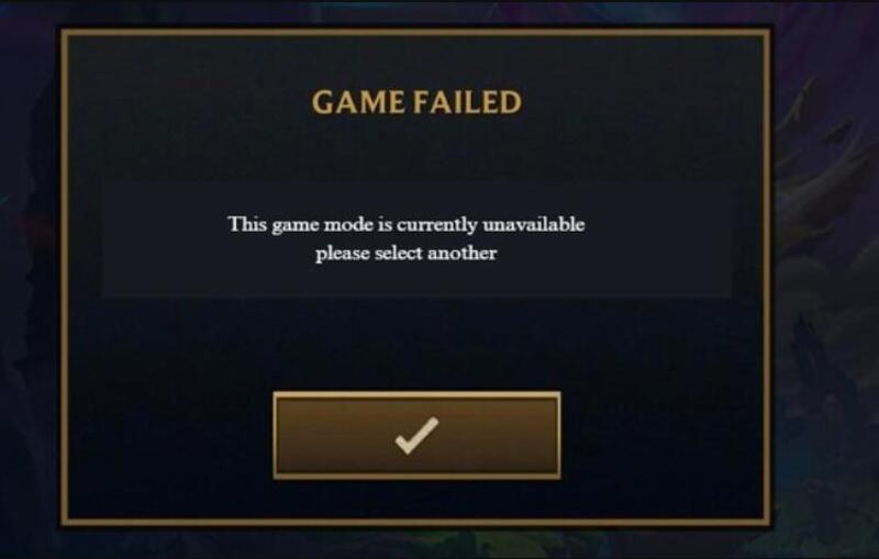 Lỗi không chơi được Đấu Trường Chân Lý