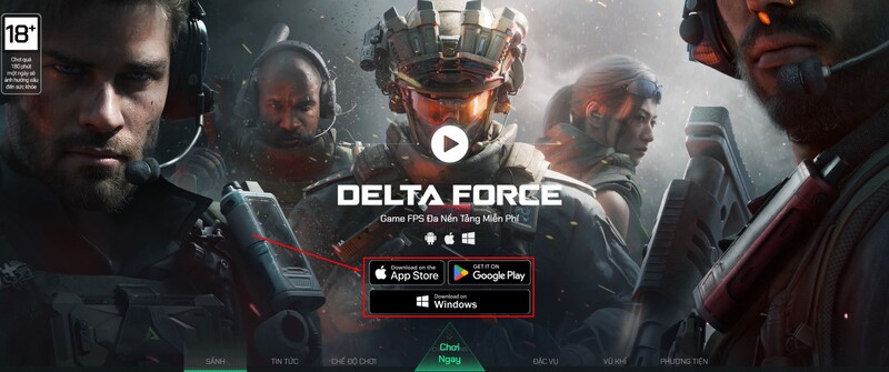 Tải Game Delta Force phù hợp với thiết bị của bạn
