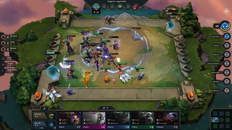 1 trận đấu game TFT