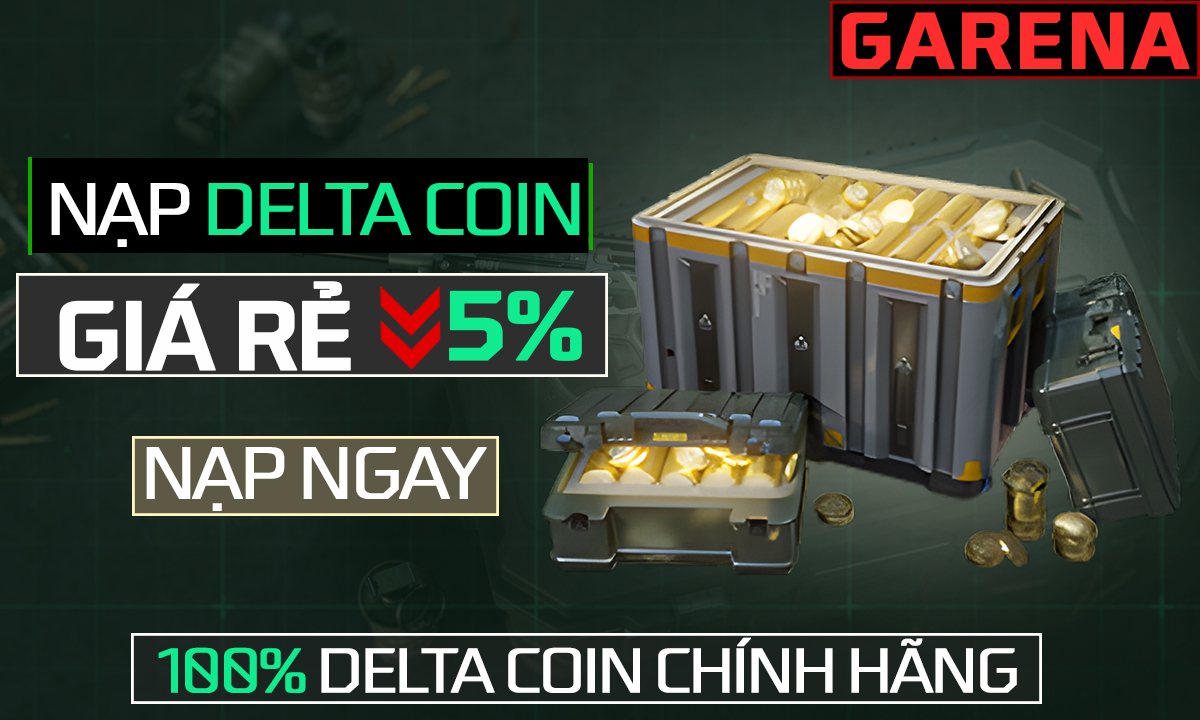 Nạp Delta Coin Giá Rẻ (Tài khoản Garena)