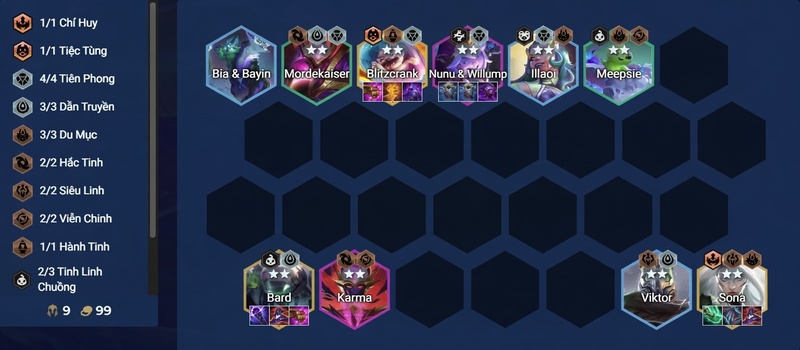 Đội hình Bard Exodia Tiên Phong