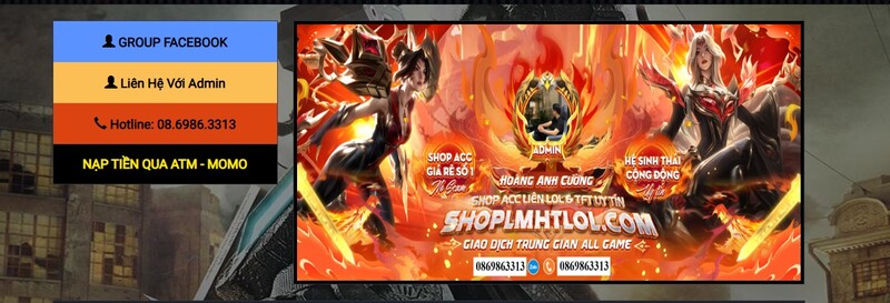 Shop LMHT LOL Shop LMHT LOL