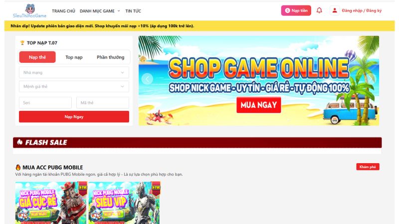 Siêu Thị Acc Game Siêu Thị Acc Game