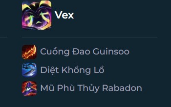Trang bị cho Vex