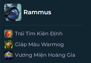 Trang bị cho Rammus
