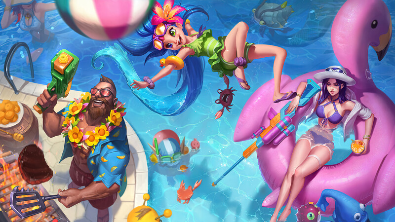 Gangplank Tiệc Bể Bơi
