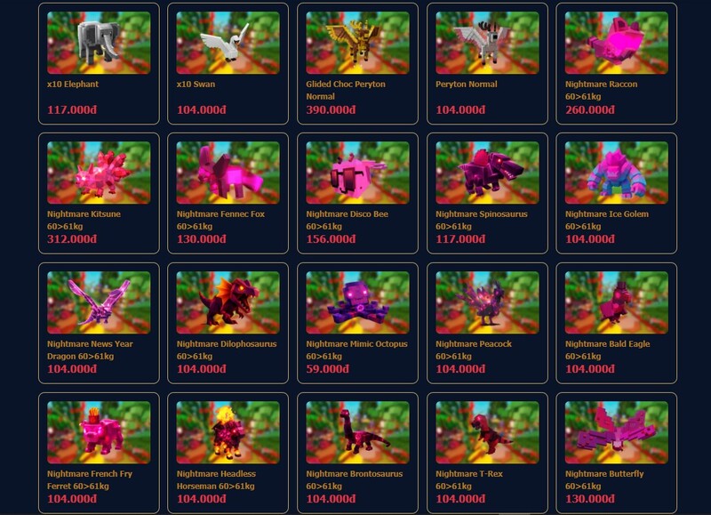 Dịch Vụ Pets Grow a Garden tại RobuxViet