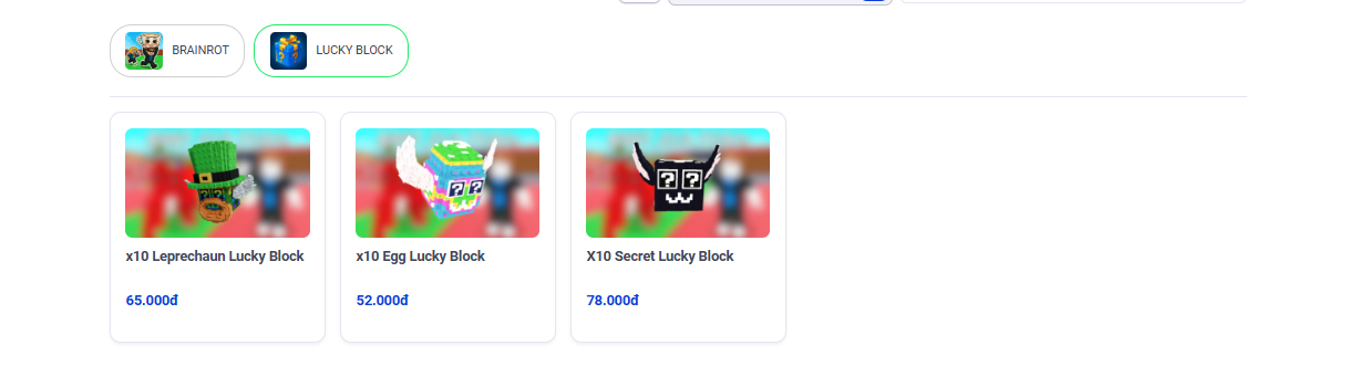Lucky Block Steal a Brainrot