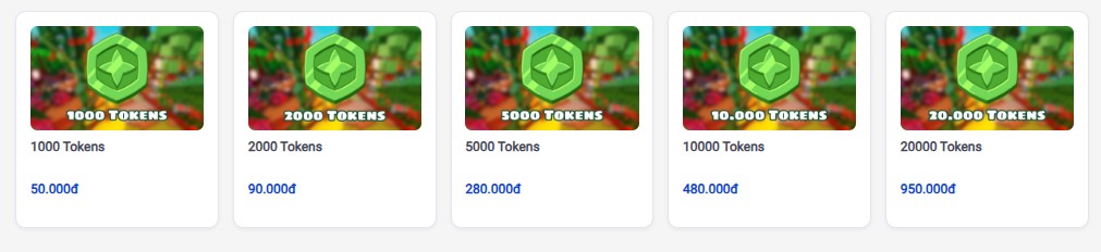 Tokens Grow a Garden