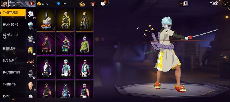 Shop Bác Gấu ưu tiên thu mua acc Free Fire VIP 2 Trở lên